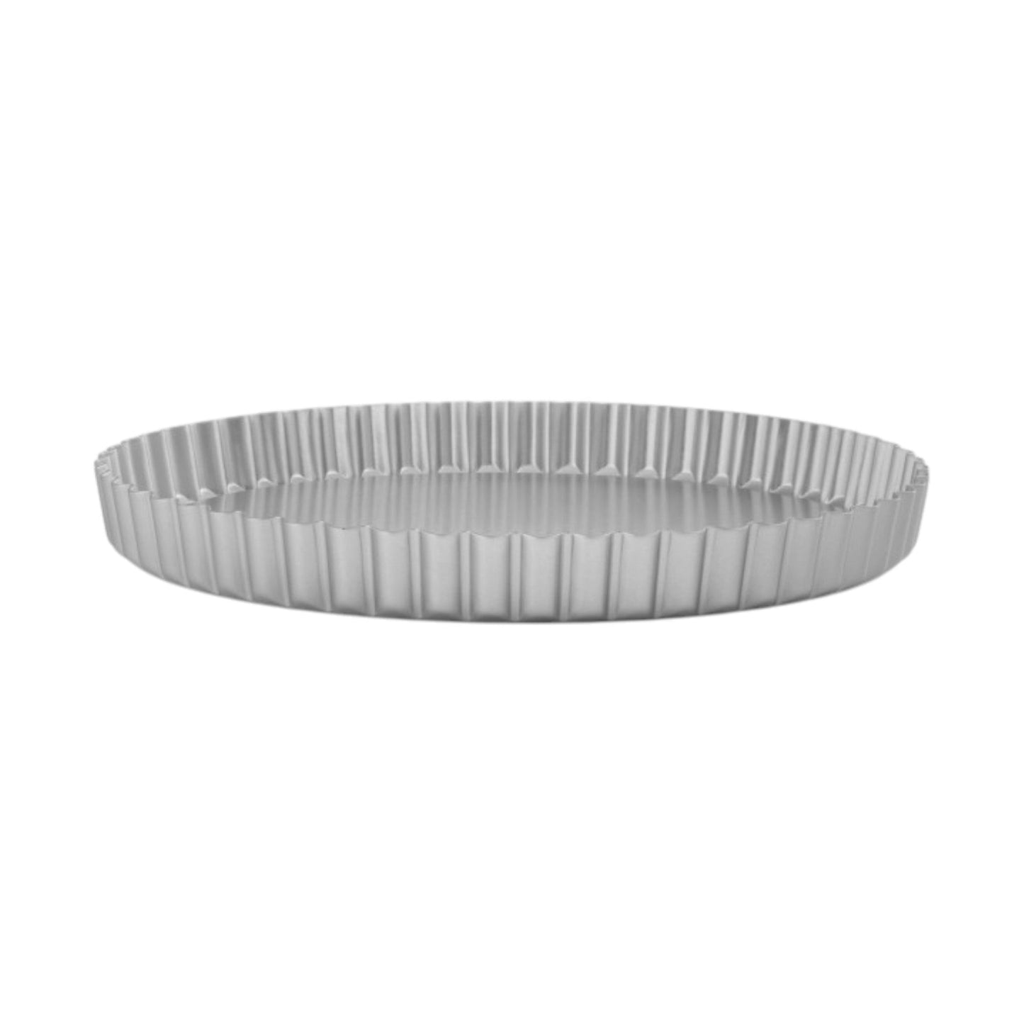 Professional Aluminium Loose Base Fluted Flan Tin, 10" - Premium Kitchen from Chabrias Ltd - Just £13.99! Shop now at Chabrias Ltd