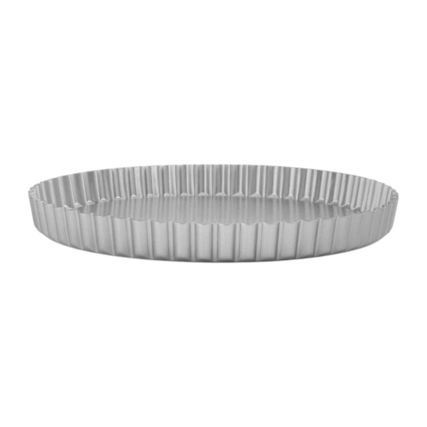 Professional Aluminium Loose Base Fluted Flan Tin, 11" - Premium Kitchen from Chabrias Ltd - Just £14.99! Shop now at Chabrias Ltd