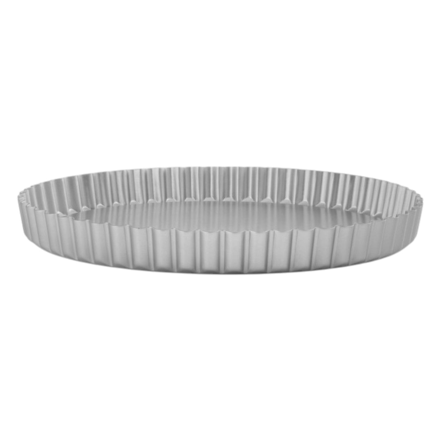 Professional Aluminium Loose Base Fluted Flan Tin, 12" - Premium Kitchen from Chabrias Ltd - Just £15.99! Shop now at Chabrias Ltd