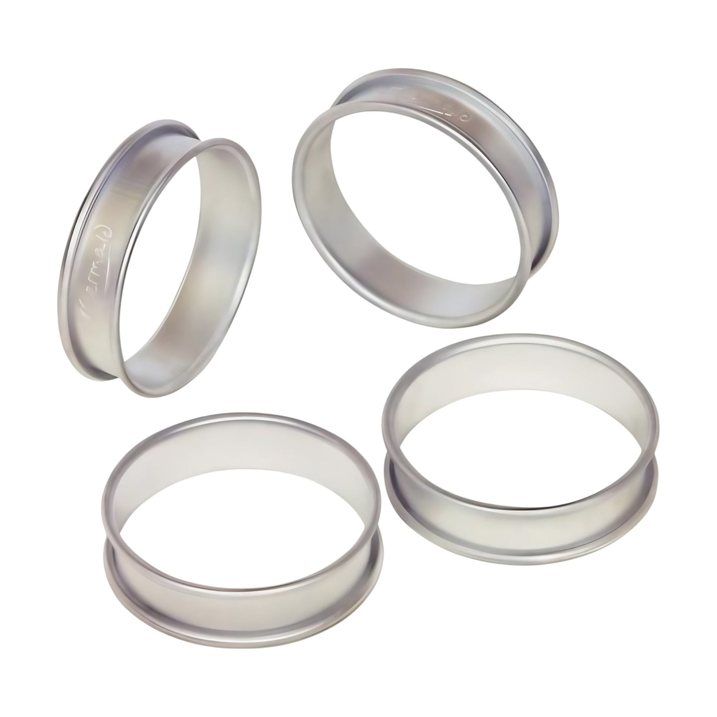 Aluminum Crumpet Rings, 85 x 20mm (4 pack) - Premium Home from Chabrias Ltd - Just £8.99! Shop now at Chabrias Ltd