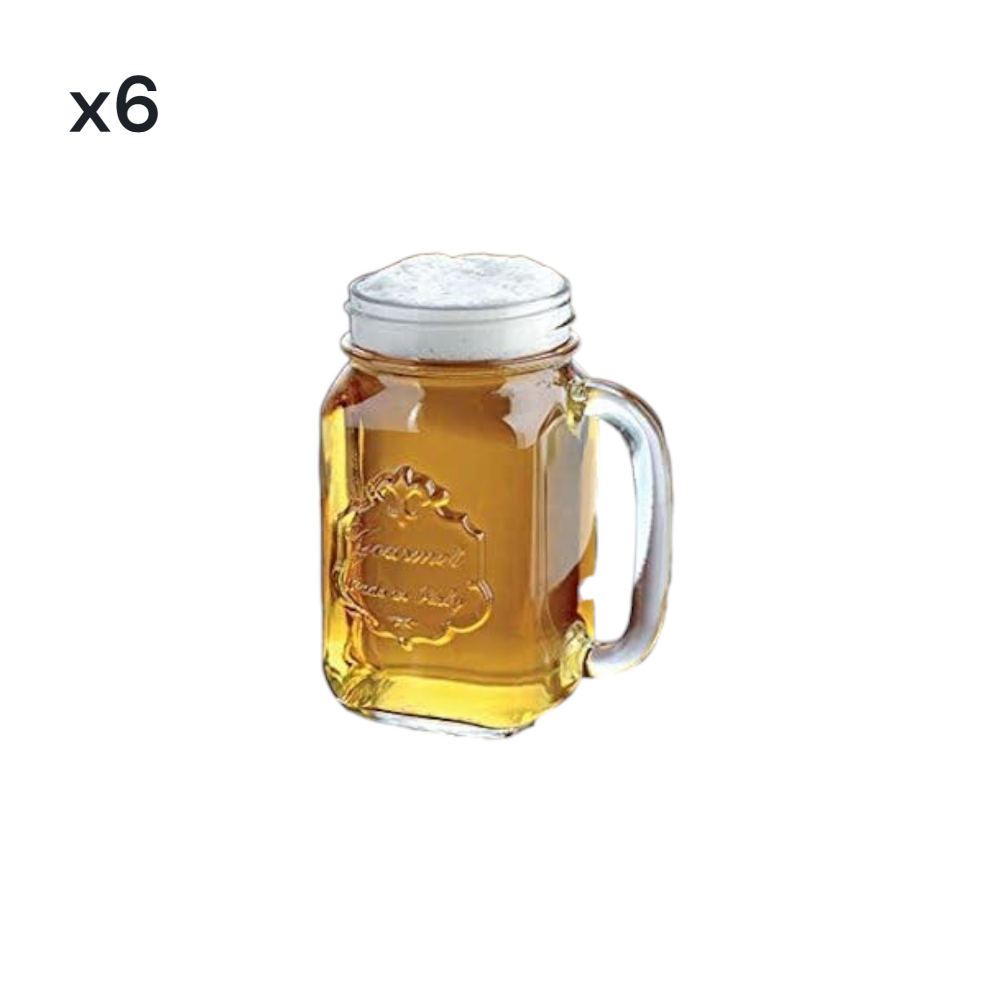 The Original Mason Drinking Jar (6 pack) - Premium Home from Chabrias Ltd - Just £18.99! Shop now at Chabrias Ltd