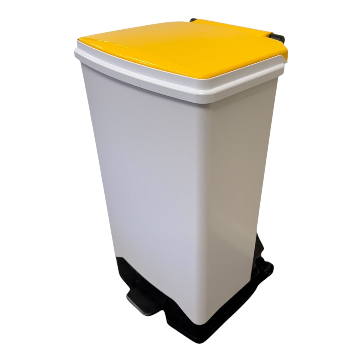 Plastic Fire Retardant Sack Holder, Yellow Lid, 70L - Premium Bins from Chabrias Ltd - Just £174.99! Shop now at Chabrias Ltd