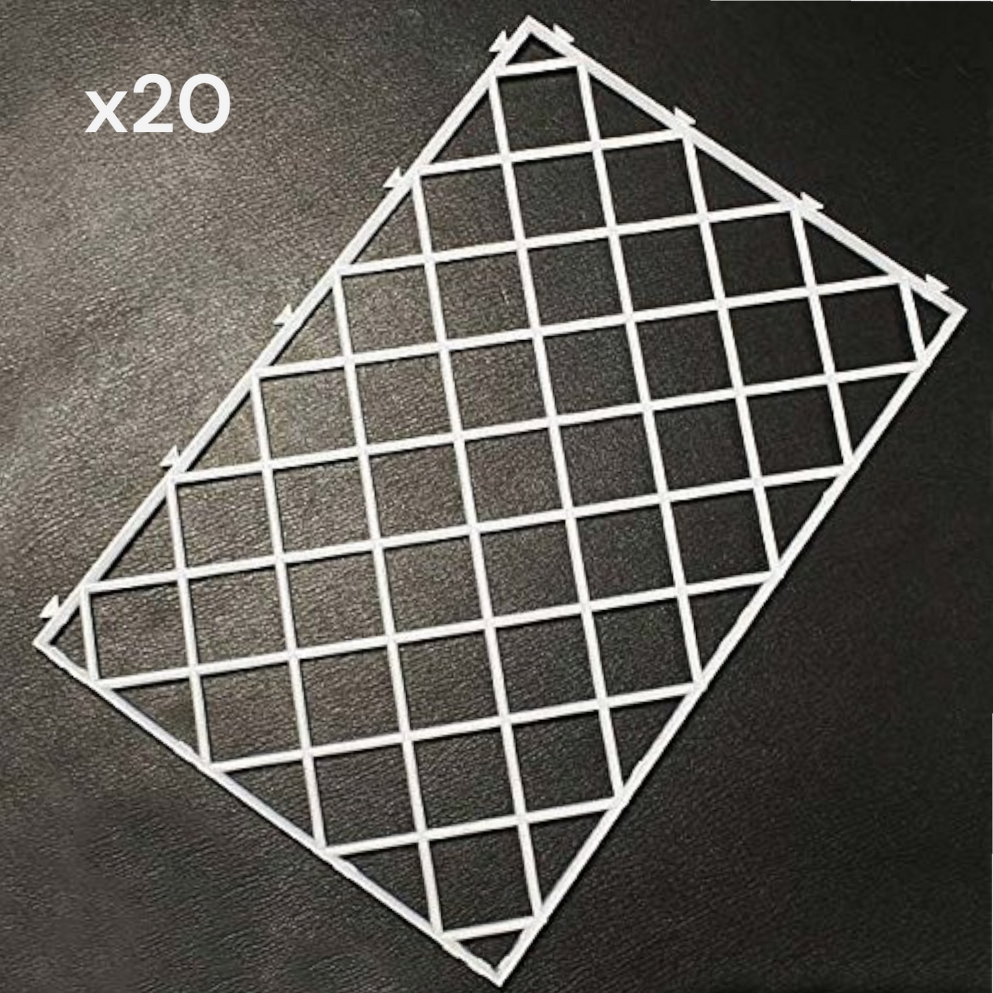 Glass Stacking Mats, White (x20) - Premium Kitchen from Chabrias Ltd - Just £12.34! Shop now at Chabrias Ltd
