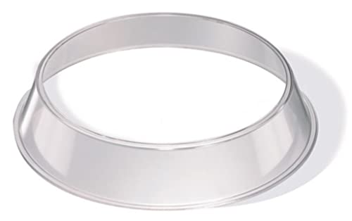 Chabrias Ltd Polycarbonate 2 in 1 Plate Ring, 40 mm H x 215 mm Stackable Plate Rings for pre-Plating Food in Advance, Microwave Safe UK Make - Premium Kitchen from Chabrias Ltd - Just £5.69! Shop now at Chabrias Ltd