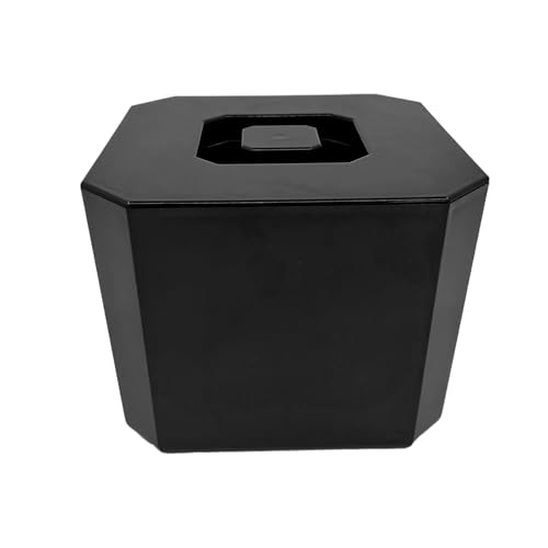 6 Litre Octagonal & Double Walled Insulation Ice Bucket with Lid Black - Premium Kitchen from Chabrias Ltd - Just £14.20! Shop now at Chabrias Ltd
