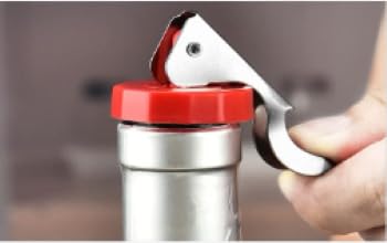 Chabrias Ltd Stainless Steel/Plastic Lever-Arm Bottle Stoppers/Bottle Openers (Set of 10) Sealers - Premium Kitchen from Chabrias Ltd - Just £6.16! Shop now at Chabrias Ltd
