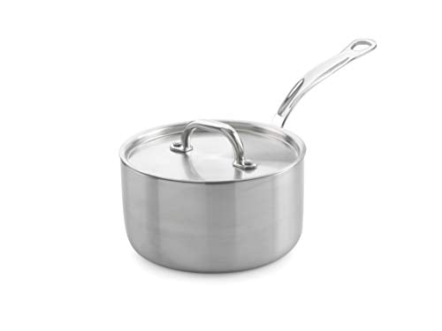 Samuel Groves Professional Grade Tri-Ply Stainless Steel Saucepan with Lid - Crafted in England for Exceptional Cooking Performance - Premium Kitchen from Samuel Groves - Just £93.10! Shop now at Chabrias Ltd