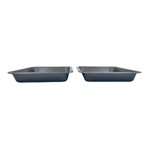 2 x Non-Stick Single Portion Tray (23cm) - Premium Kitchen from Samuel Groves - Just £8.54! Shop now at Chabrias Ltd