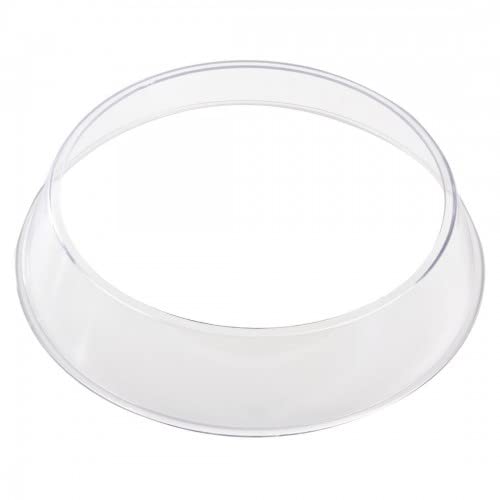 Chabrias Ltd Polycarbonate 2 in 1 Plate Ring, 40 mm H x 215 mm Stackable Plate Rings for pre-Plating Food in Advance, Microwave Safe UK Make - Premium Kitchen from Chabrias Ltd - Just £5.69! Shop now at Chabrias Ltd