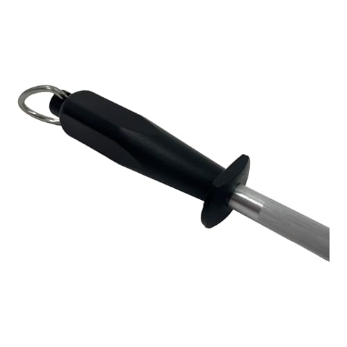 Chabrias Ltd Professional Sharpening Steel, 12" (300mm) - Premium Carbon Steel Honing Rod with Ergonomic Non-Slip Handle Knife Sharpener - Premium Kitchen from Chabrias Ltd - Just £9.49! Shop now at Chabrias Ltd