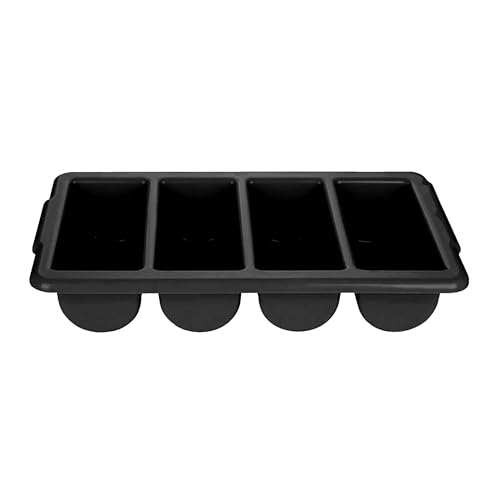 Chabrias Ltd Durable 4 Compartment GN 1/1 Cutlery Tray - Restaurant Grade, Easy-to-Clean Organizer,Efficient Kitchen Storage in Restaurants, Schools, and Commercial Use - Premium Home from Chabrias Ltd - Just £14.20! Shop now at Chabrias Ltd