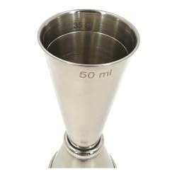 3-in-1 Stainless Steel Banded Jigger Measure (25,35,50ml) - Premium Kitchen from Chabrias Ltd - Just £7.59! Shop now at Chabrias Ltd