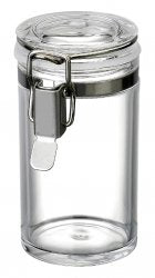 3oz Plastic Airtight Clip Top Vintage Spice Chutney Storage Container Jar Pot by Chabrias Ltd - Premium Home from Chabrias Ltd - Just £6.64! Shop now at Chabrias Ltd