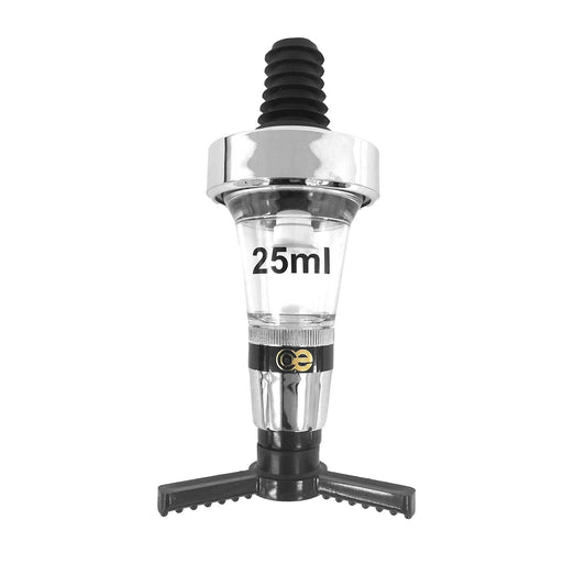 Bar Optic Measure, Traditional Chrome, 25ml - Premium Home from Chabrias Ltd - Just £7.99! Shop now at Chabrias Ltd