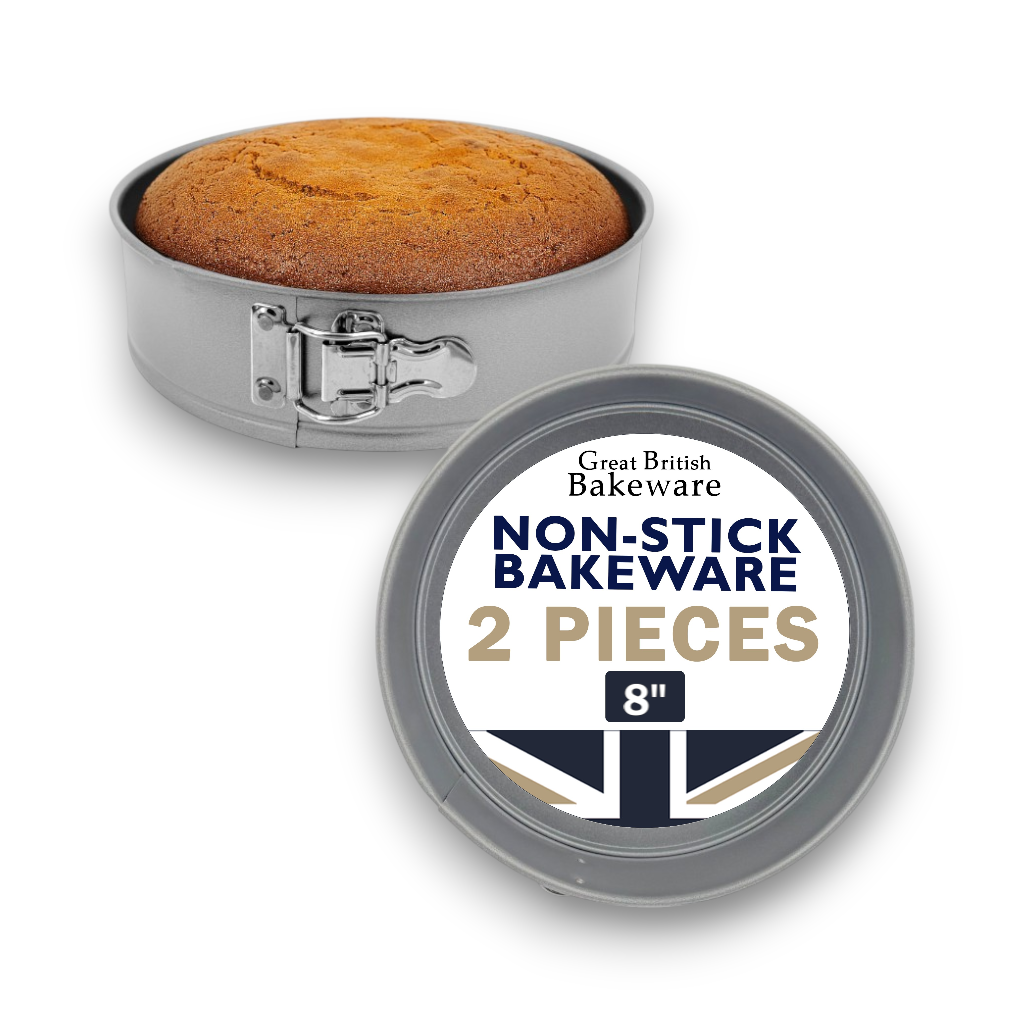 Non-Stick Springform Sandwich Cake Tin, 20cm (2 piece) - Premium Kitchen from Chabrias Ltd - Just £13.99! Shop now at Chabrias Ltd