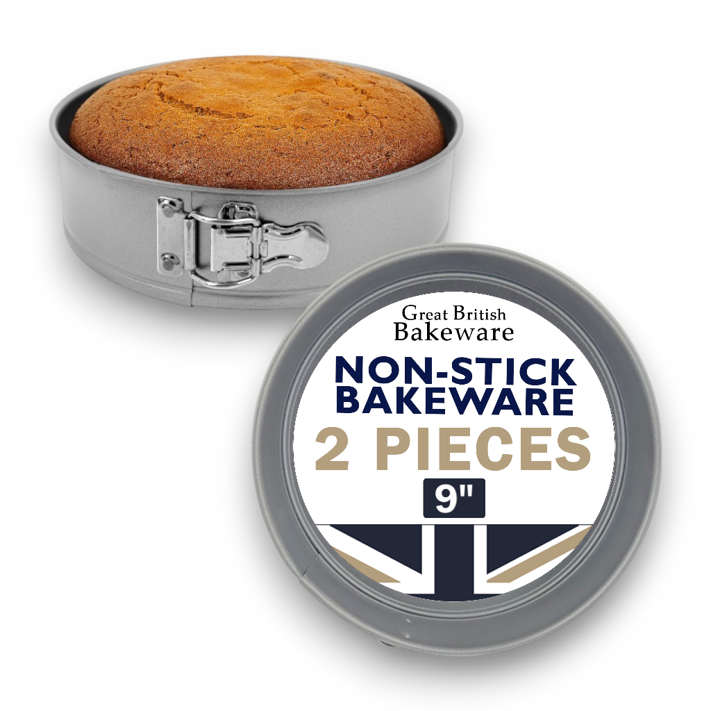 Non-Stick Springform Sandwich Cake Tin, 23cm (2 piece) - Premium Kitchen from Chabrias Ltd - Just £14.99! Shop now at Chabrias Ltd