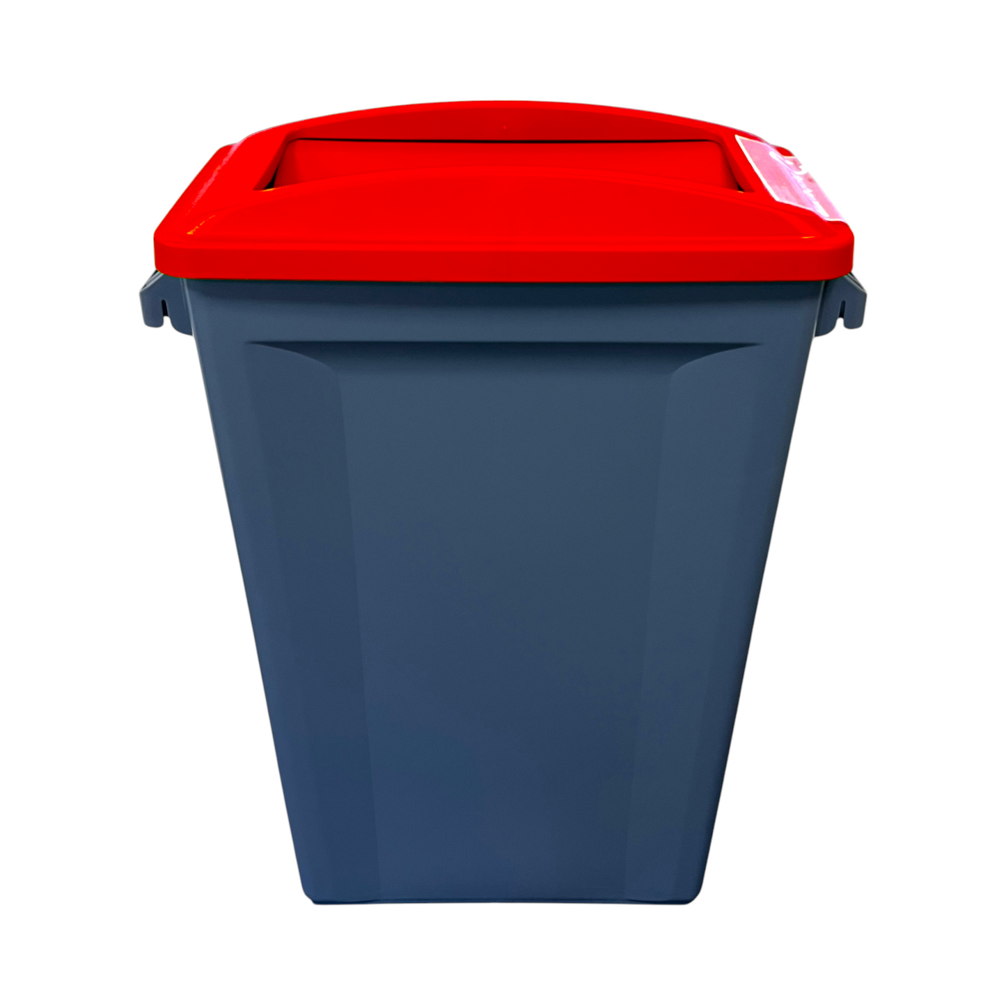 60 Litre Slim Bin, Grey Base & Red Swing Lid - Premium Recycling Bin from Chabrias Ltd - Just £74.99! Shop now at Chabrias Ltd