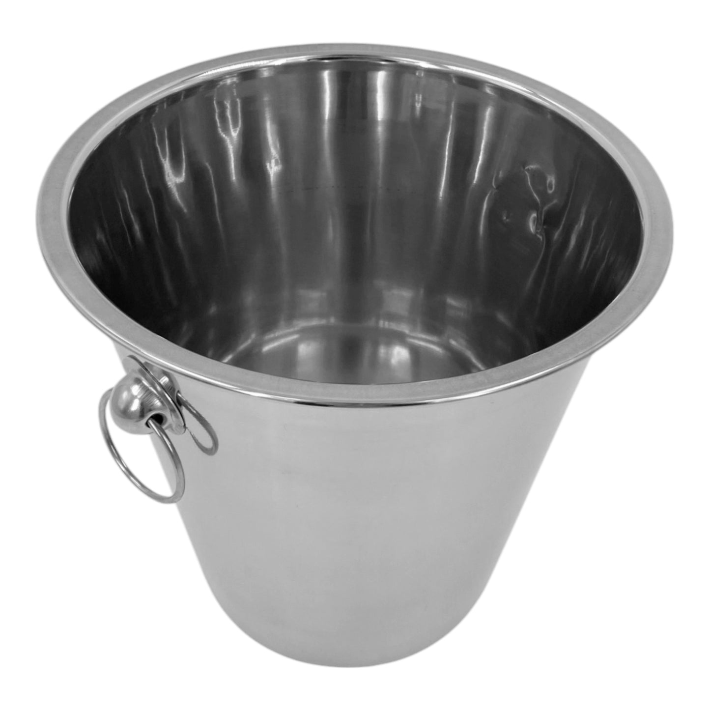 Stainless Steel 5 Litre Ice Bucket – Sleek Metal Design for Wine, Champagne & Beverages - Premium Kitchen from Chabrias Ltd - Just £8.99! Shop now at Chabrias Ltd