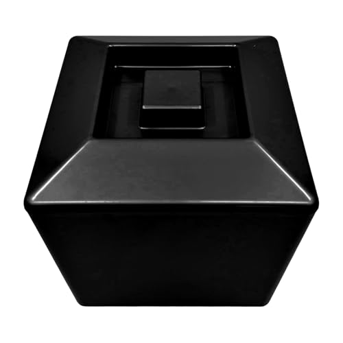 5 Litre Square Plastic Ice Bucket With Lid Double Walled Insulation Black - Premium Kitchen from Chabrias Ltd - Just £14.24! Shop now at Chabrias Ltd