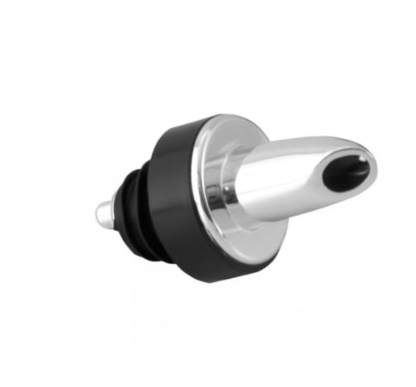 Free Flow Pourer, Chrome, With Collar, Medium Flow (x12) - Premium Home from Chabrias Ltd - Just £8.99! Shop now at Chabrias Ltd