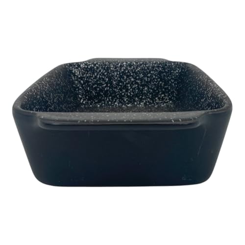 Non Stick ILAG Coating Black Silver Speckle Ceramic Roaster Casserole Dishes - Premium Kitchen from Chabrias Ltd - Just £9.45! Shop now at Chabrias Ltd