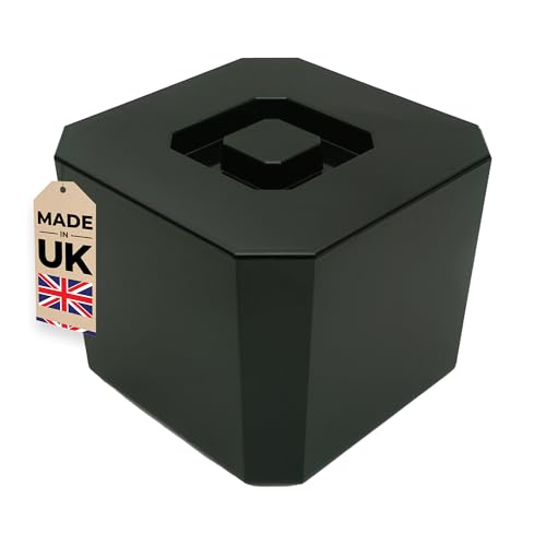 6 Litre Octagonal & Double Walled Insulation Ice Bucket with Lid Black - Premium EXP from Chabrias Ltd - Just £14.20! Shop now at Chabrias Ltd