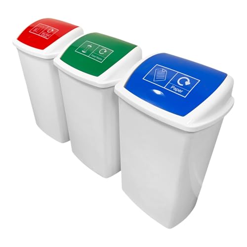 Chabrias Ltd Plastic swing top bin, Flip top - Premium RC1 from Chabrias Ltd - Just £21.84! Shop now at Chabrias Ltd