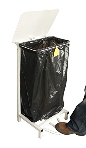 Professional Hygienic Free Standing or Wall Mounted Sack Holder, White - Premium Bins from Chabrias Ltd - Just £52.24! Shop now at Chabrias Ltd