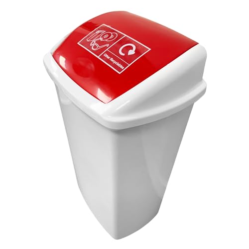 Chabrias Ltd Plastic swing top bin, Flip top - Premium RC1 from Chabrias Ltd - Just £21.84! Shop now at Chabrias Ltd