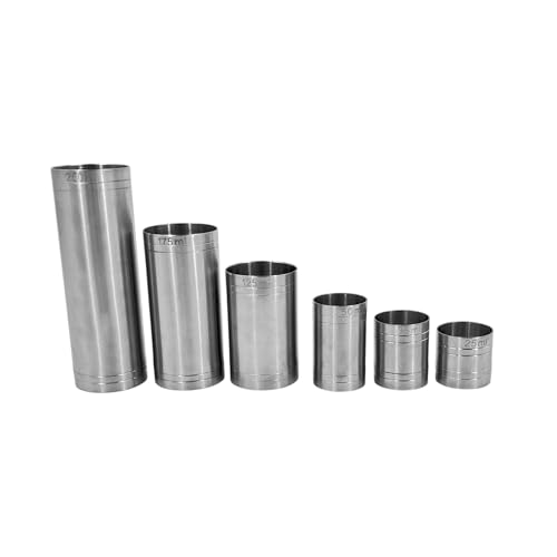 Stainless Steel Thimble Measure (6 Piece) - Premium Kitchen from Chabrias Ltd - Just £17.99! Shop now at Chabrias Ltd