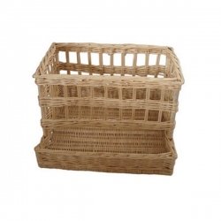 Bread Wicker Food Dispenser Display Basket by Chabrias Ltd - Premium Home from Chabrias Ltd - Just £26.59! Shop now at Chabrias Ltd