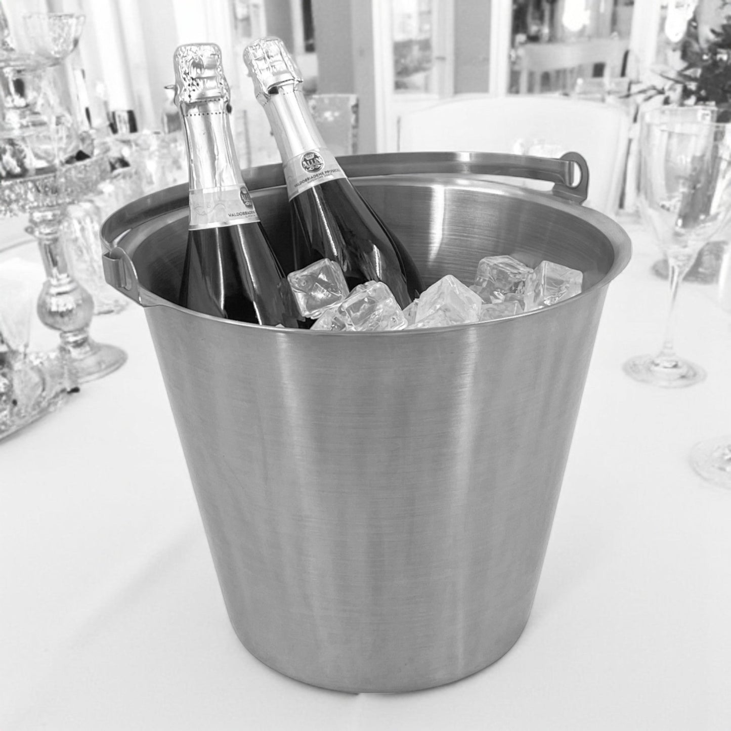 Stainless Steel Ice Bucket, 12L - Premium Home from Chabrias Ltd - Just £24.99! Shop now at Chabrias Ltd