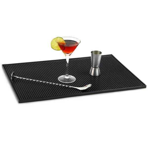 Premium Service Spill Rubber Mat, Black - Premium Home from Chabrias Ltd - Just £9.99! Shop now at Chabrias Ltd