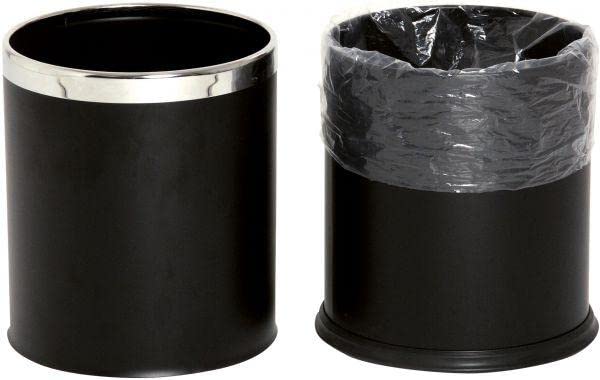 Probbax wb-1051-bla-a Bin Metal Multi-Coloured 53 x 53 x 31 cm - Premium Home from Probbax - Just £28.49! Shop now at Chabrias Ltd