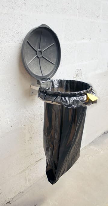 Wall Mounted Sack Holder, Full Galvanised, 125L - Premium BISS from Chabrias Ltd - Just £55.99! Shop now at Chabrias Ltd