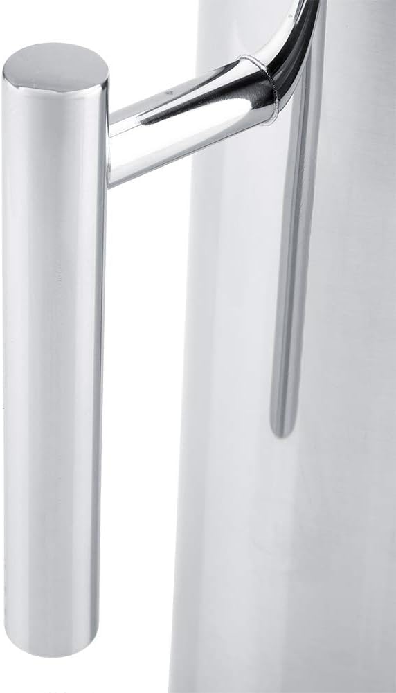 Stainless Steel Water Jug, 1.5L Capacity, Sleek Design, Durable Construction, Handle, Silver - Premium Kitchen from Chabrias Ltd - Just £17.09! Shop now at Chabrias Ltd