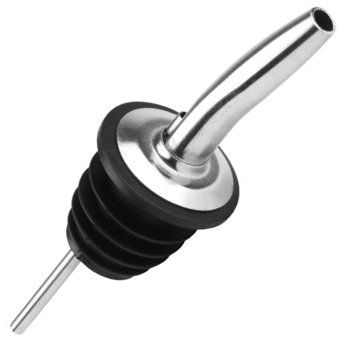 Stainless Steel Pourer With Cap (x12) - Premium Kitchen from Chabrias Ltd - Just £9.99! Shop now at Chabrias Ltd
