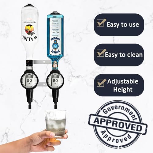 2 Bottle Wall Bar, Professional Optic, 50ml - Premium Home from Chabrias Ltd - Just £27.99! Shop now at Chabrias Ltd