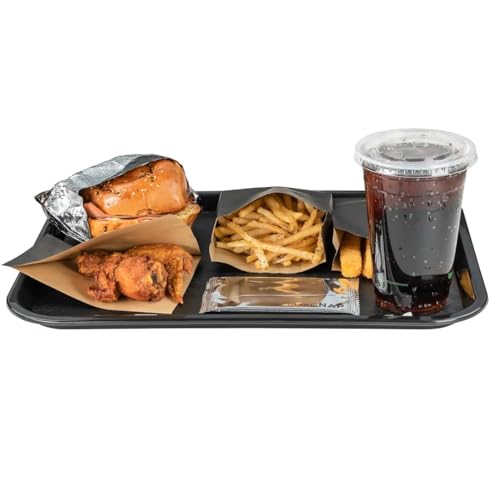 10 x Plastic Food Display Tray Black ABS Food Grade, BPA Free Countertop Tray Catering Cafe, Butchers Display Tray UK Made (L 355 x W 250 mm) - Premium Home from Chabrias Ltd - Just £37.99! Shop now at Chabrias Ltd