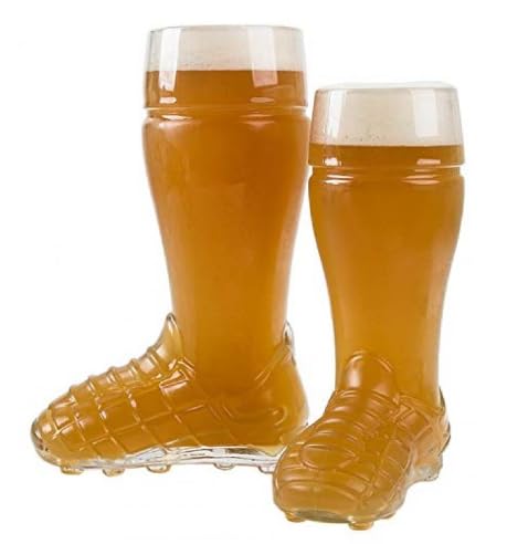 Glass Football Boot, 0.5L - Premium Kitchen from Chabrias Ltd - Just £15.99! Shop now at Chabrias Ltd
