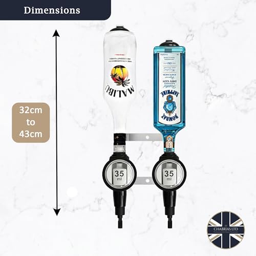 2 Bottle Wall Bar, Professional Optic, 35ml - Premium Home from Chabrias Ltd - Just £22.99! Shop now at Chabrias Ltd