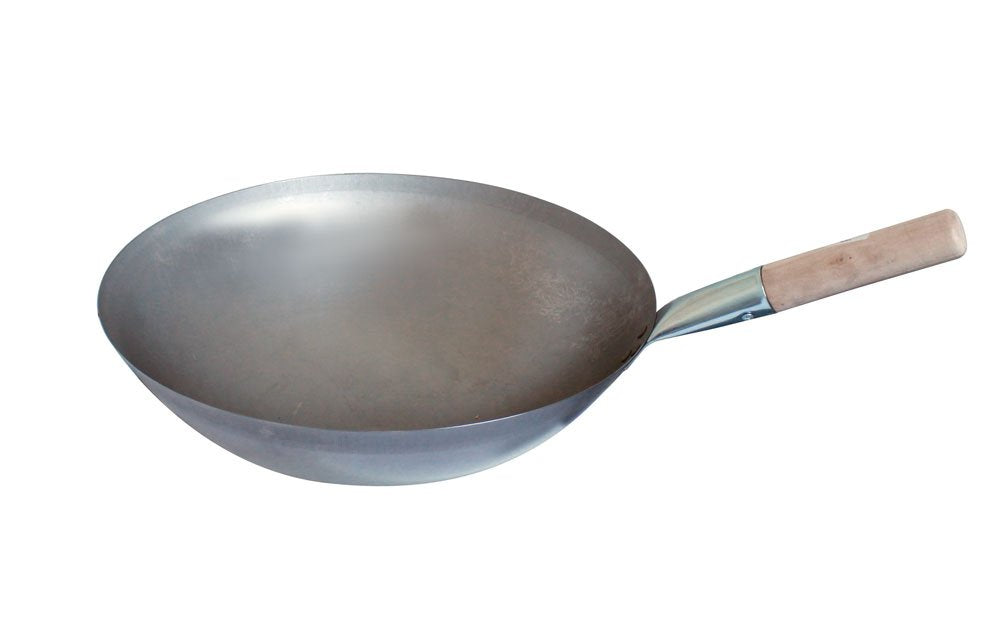 Samuel Groves 16" Chinese Wok Iron Dia 403 mm - Premium Home from Samuel Groves - Just £12.34! Shop now at Chabrias Ltd