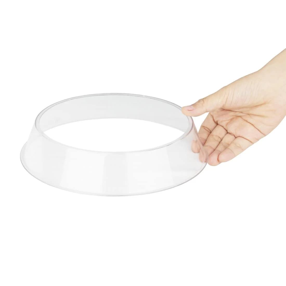 Chabrias Ltd Polycarbonate 2 in 1 Plate Ring, 40 mm H x 215 mm Stackable Plate Rings for pre-Plating Food in Advance, Microwave Safe UK Make - Premium Kitchen from Chabrias Ltd - Just £5.69! Shop now at Chabrias Ltd