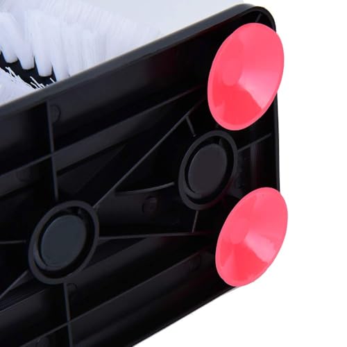 3 Brush Glass Washer with Suction Cup Base - Premium Home from Chabrias Ltd - Just £16.99! Shop now at Chabrias Ltd