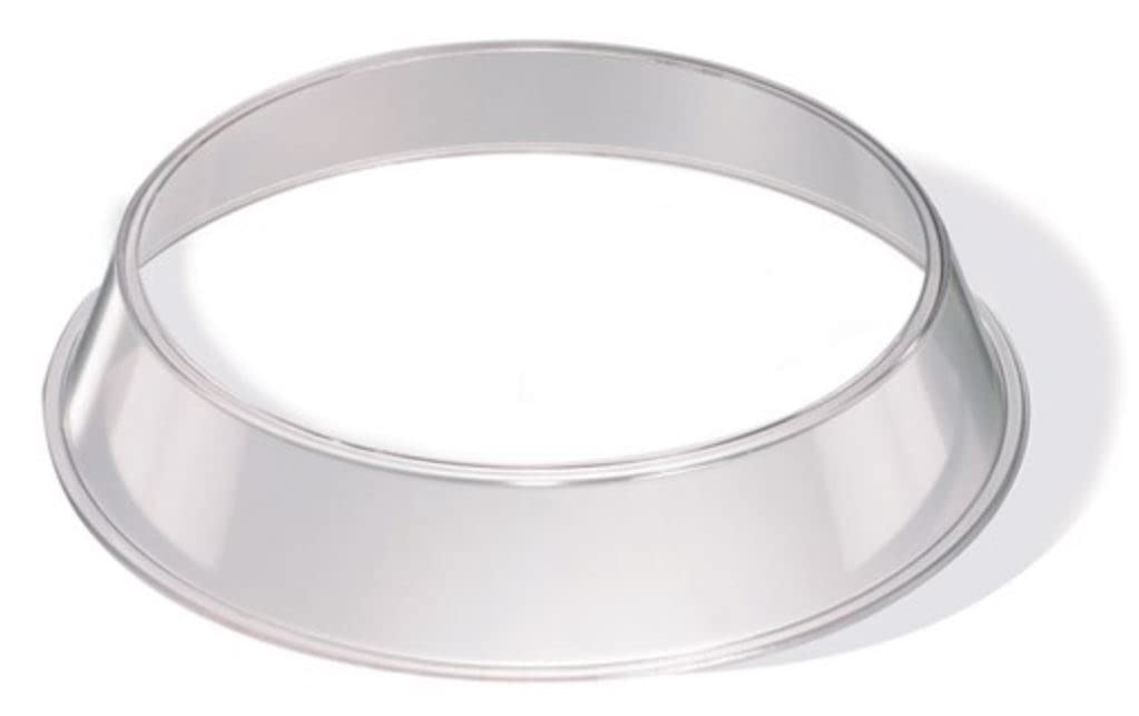 Chabrias Ltd Polycarbonate 2 in 1 Plate Ring, 40 mm H x 215 mm Stackable Plate Rings for pre-Plating Food in Advance, Microwave Safe UK Make - Premium Kitchen from Chabrias Ltd - Just £5.69! Shop now at Chabrias Ltd