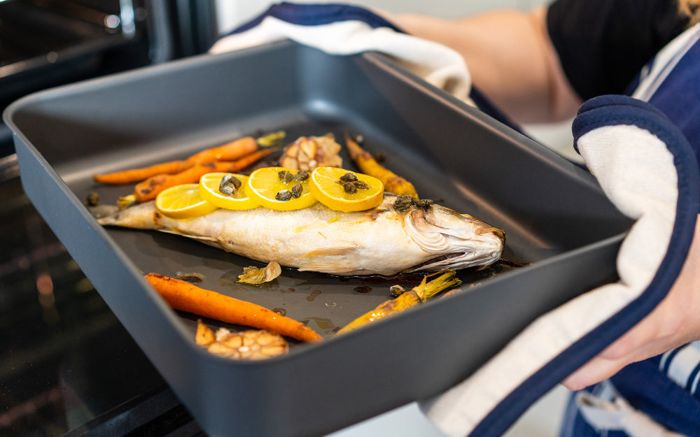 Hard Anodised Roasting Dish, 16" - Premium Kitchen from Mermaid - Just £55.99! Shop now at Chabrias Ltd