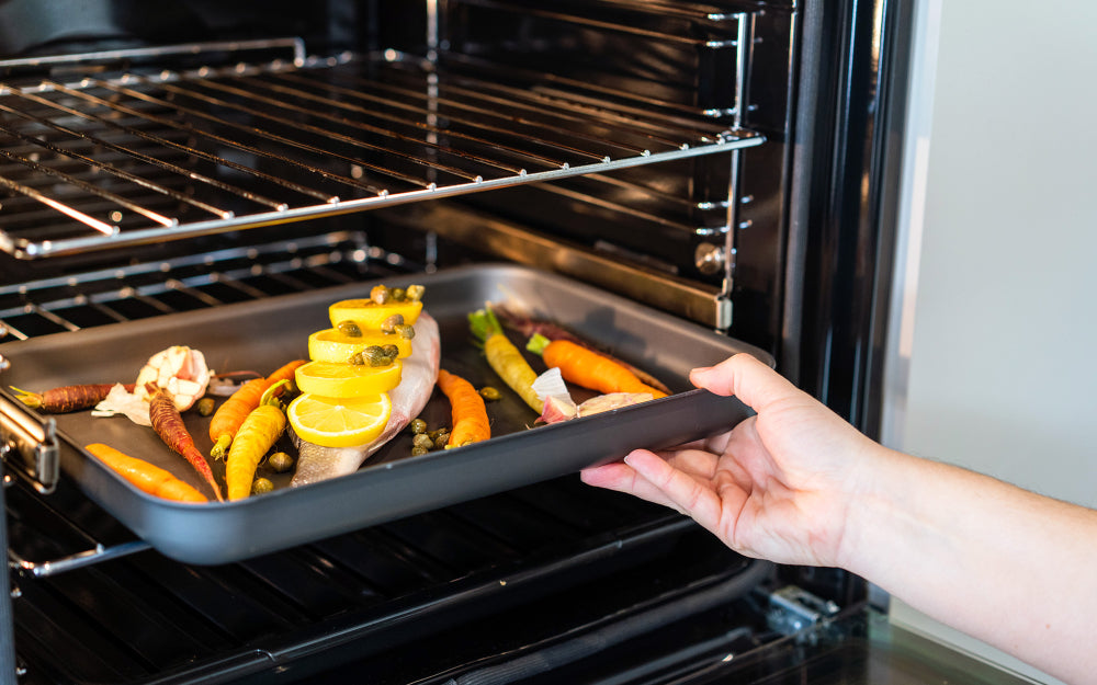 Hard Anodised Shallow Roasting Dish, 14" - Premium Home from Mermaid - Just £48.99! Shop now at Chabrias Ltd