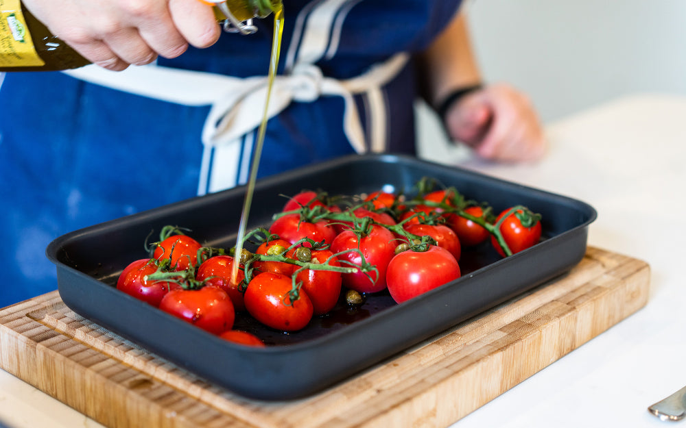 Hard Anodised Shallow Roasting Dish, 14" - Premium Home from Mermaid - Just £48.99! Shop now at Chabrias Ltd