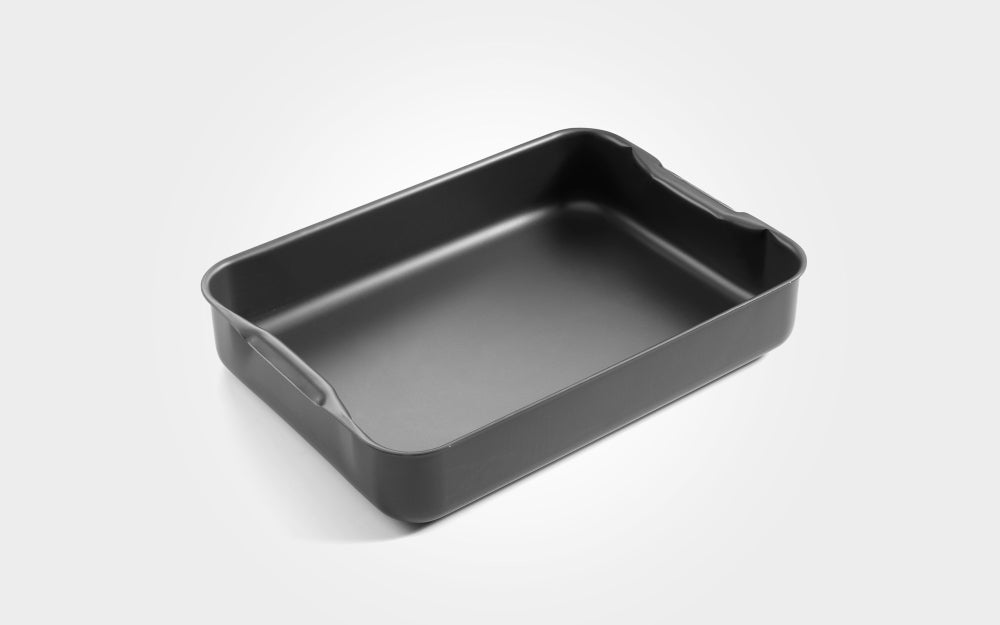 Hard Anodised Roasting Dish With Integral Handles, 16" - Premium Home from Mermaid - Just £54.99! Shop now at Chabrias Ltd