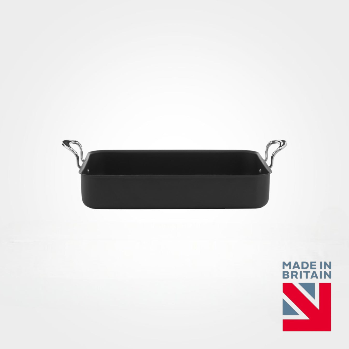 Hard Anodised Roasting Tray with Classic Handles, 14" - Premium Home from Mermaid - Just £89.99! Shop now at Chabrias Ltd